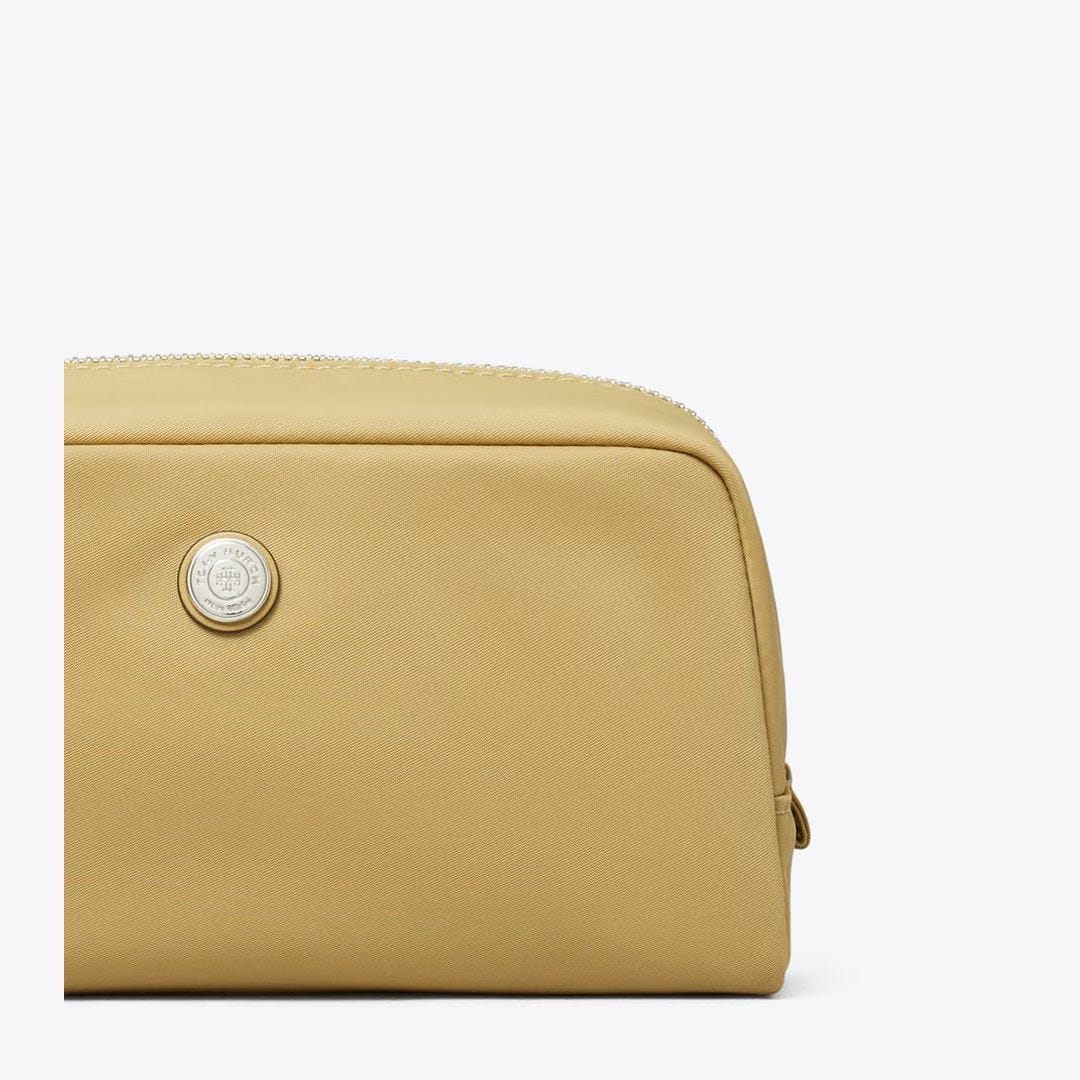 Tory Burch Medium Twist Cosmetic Case Wheat