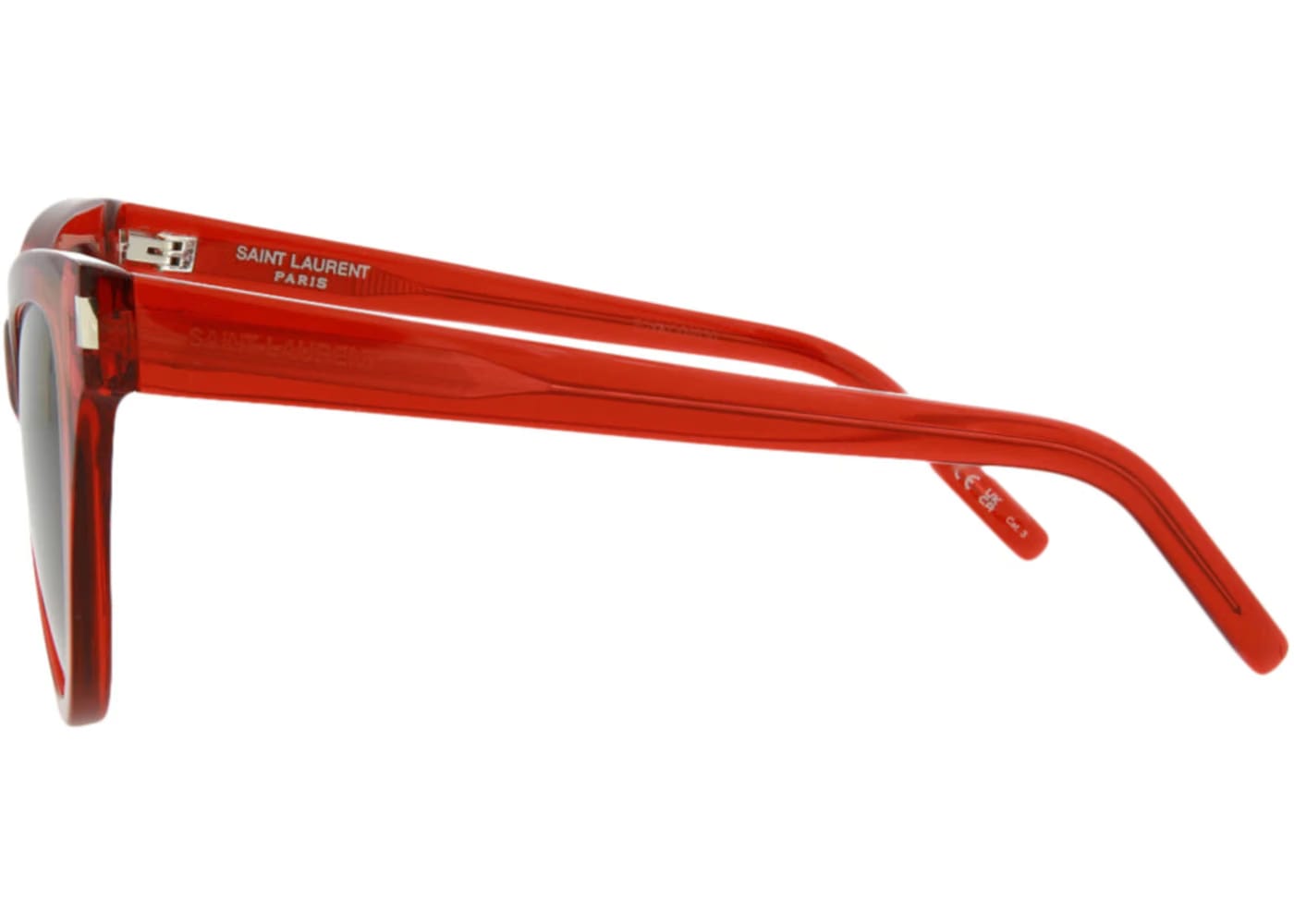 Saint Laurent Cat Eye Sunglasses Red/Red/Black (SL425-30010666-005)