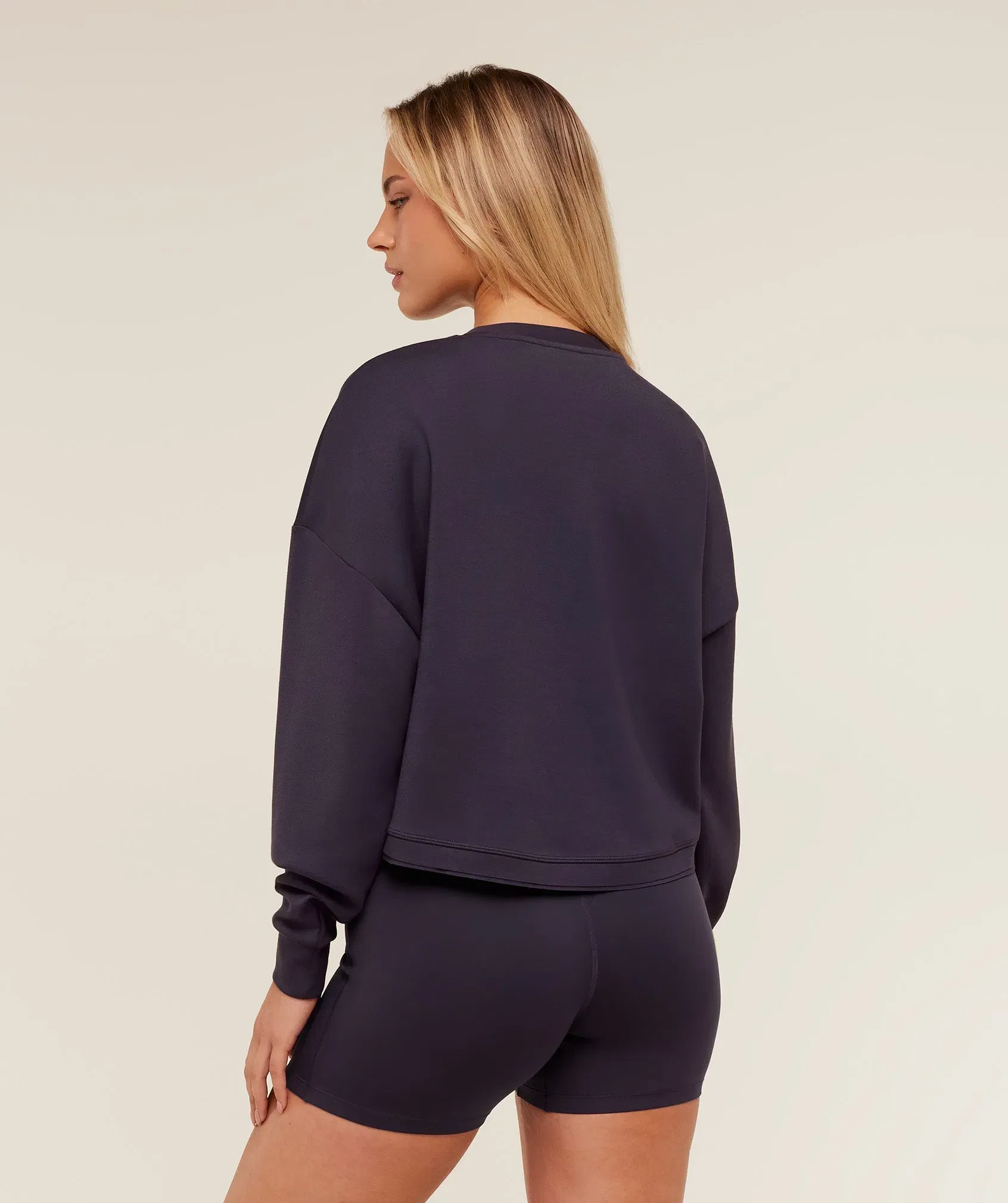 Women's Gymshark Flow Long Sleeve Top Midnight Purple