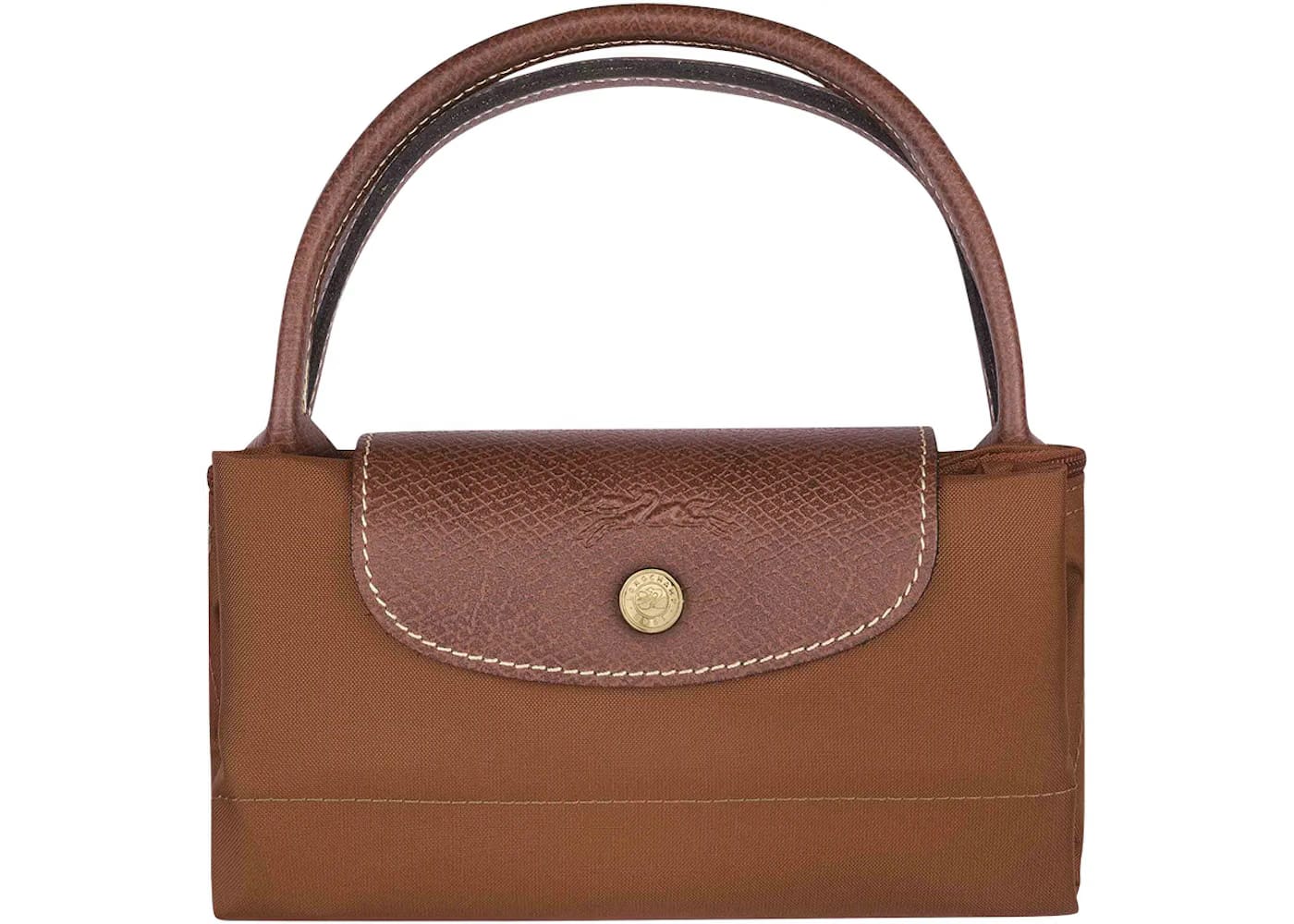 Longchamp Le Pliage Top Handle Bag S Cognac