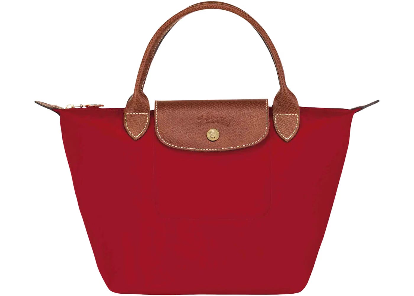 Longchamp Le Pliage Top Handle Bag S Red