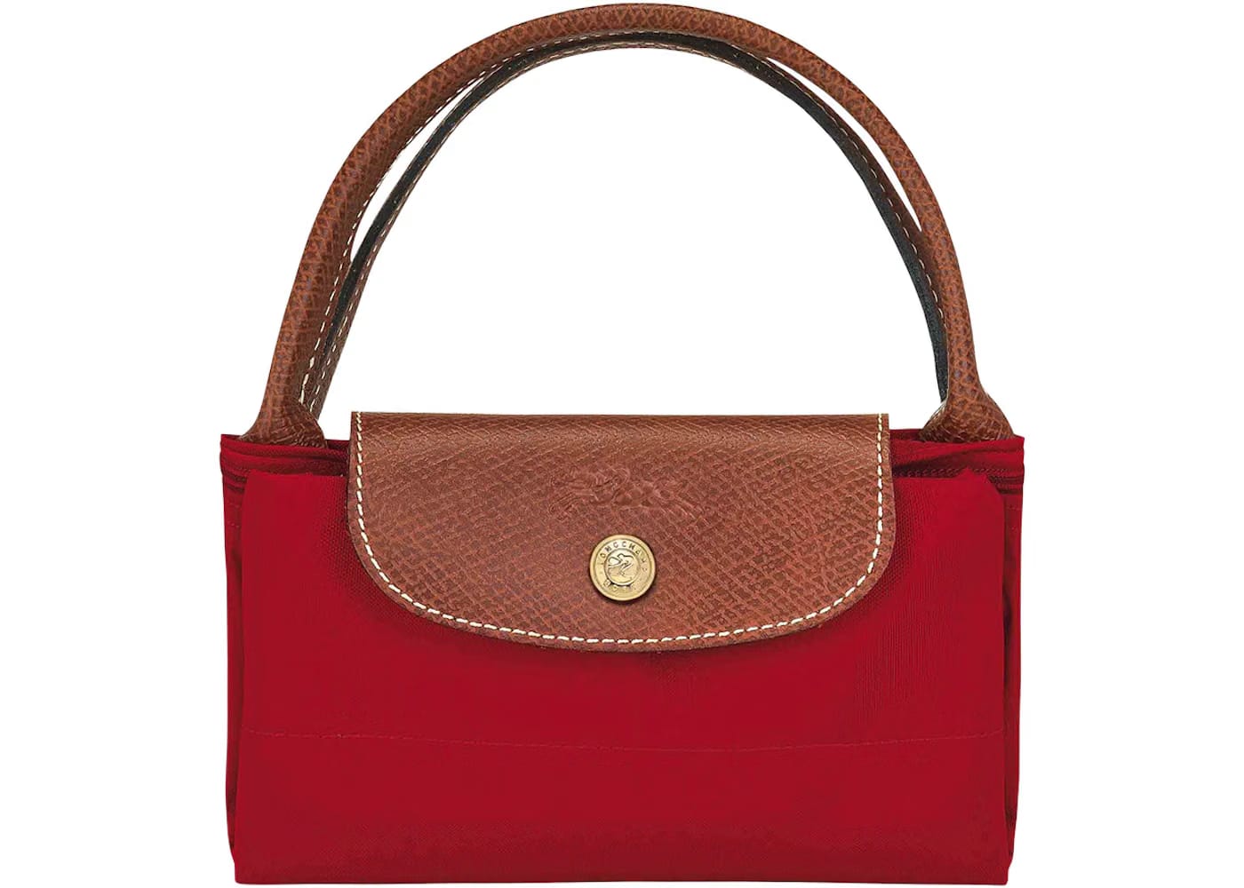 Longchamp Le Pliage Top Handle Bag S Red