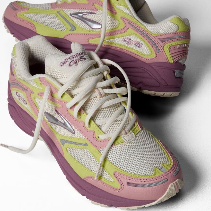 Brooks Adrenaline GTS 4 Vanilla Ice/Pale Mauve/Lime