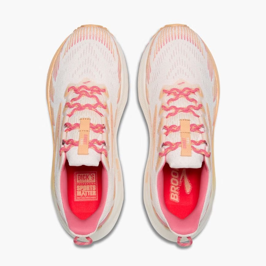 Brooks Ghost Trail White/Pink/Peach (Women's)