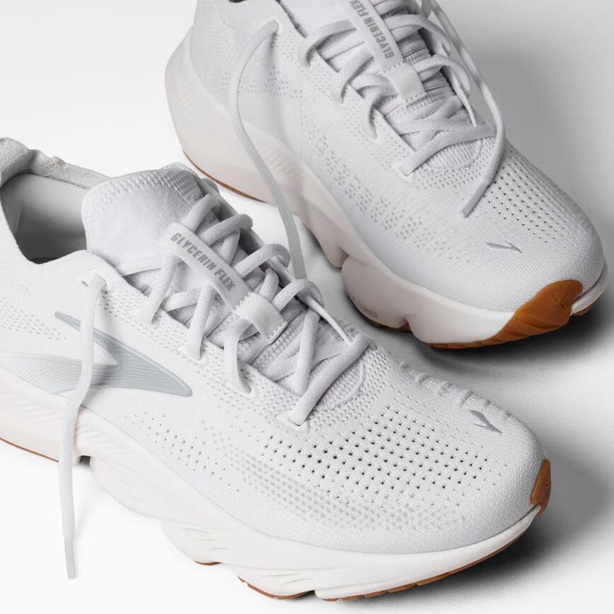 Brooks Glycerin Flex White/Black/Gum (Women's)