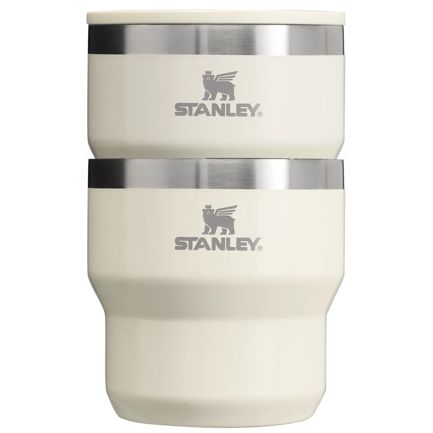 Stanley Stanley The Stay-Hot Stacking Cup 2-Piece Set 10 OZ Cream Gloss