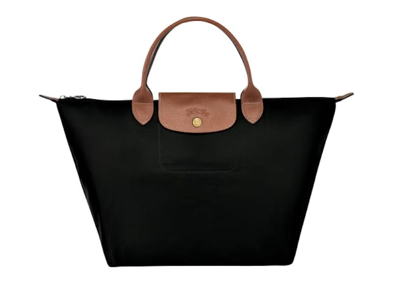 Longchamp Le Pliage Top Handle Bag M Black