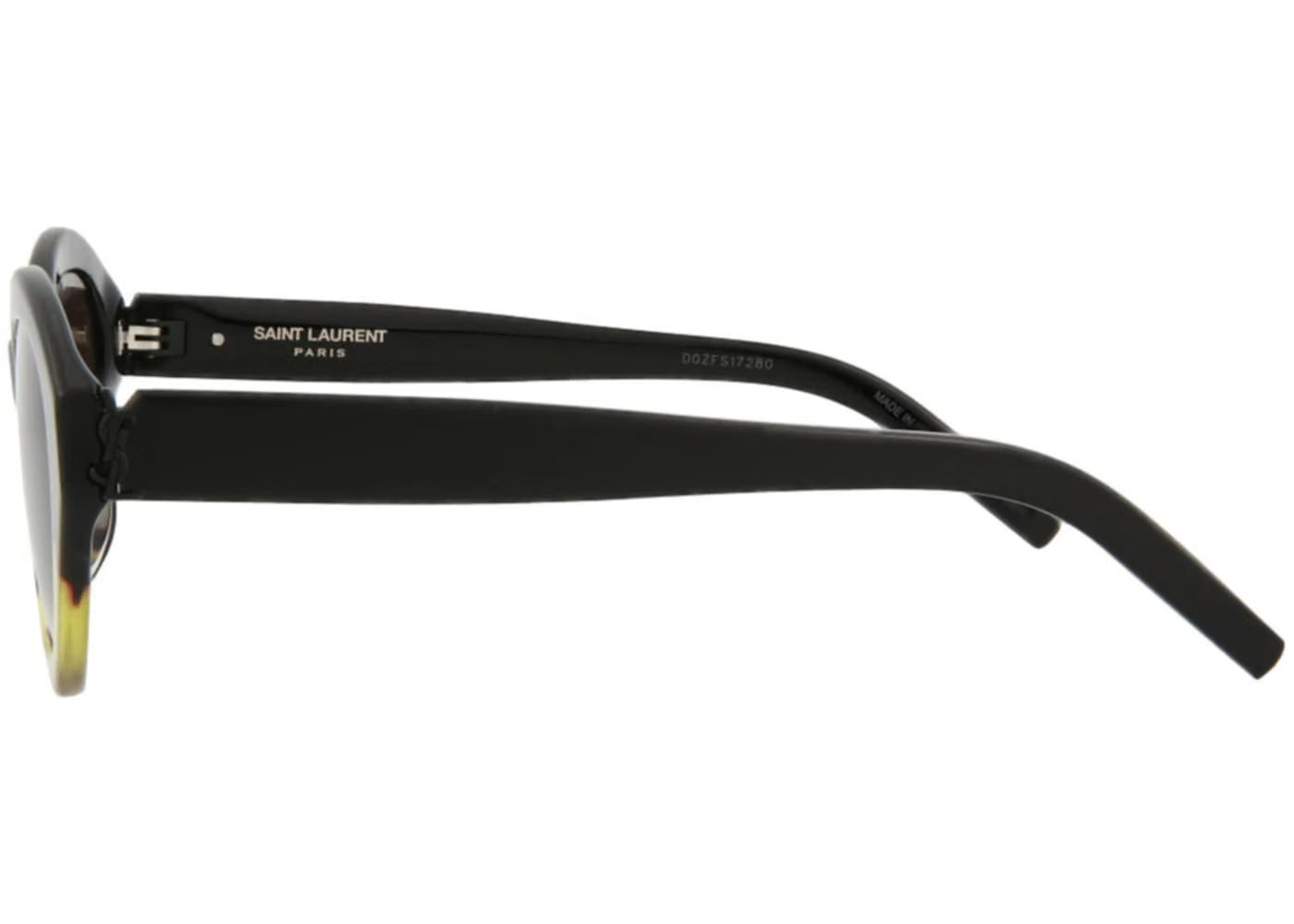 Saint Laurent Cat Eye Sunglasses Havana/Black/Black (SLM60-30008537-004)