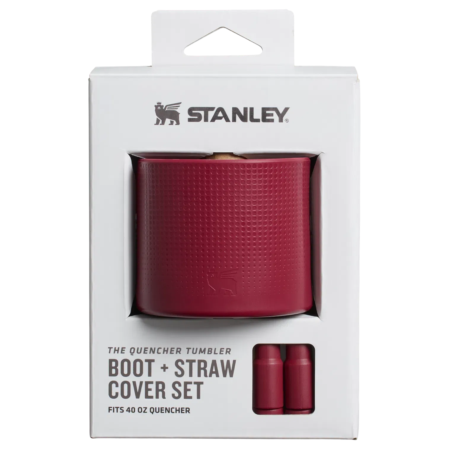 Stanley Stanley Quencher Boot and Straw Cover Set 40 OZ Cranberry