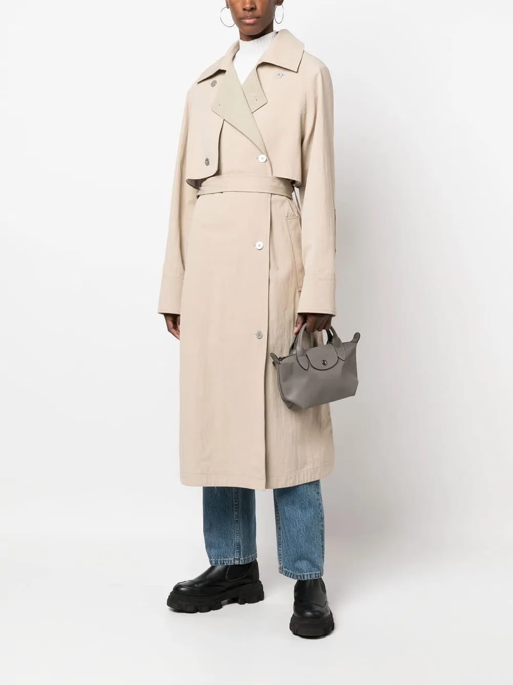 Longchamp Le Pliage Xtra XS Tote Bag Gray