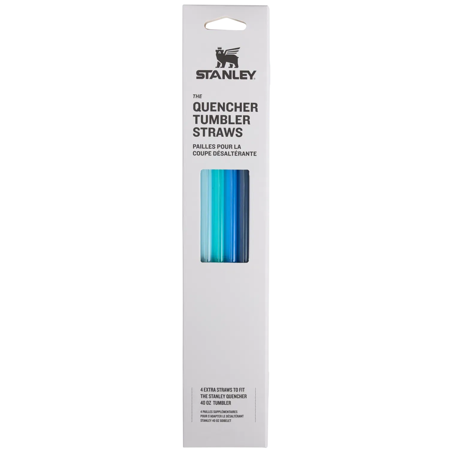 Stanley Stanley Adventure Quencher Travel Tumbler Straws 4-Pack Blue