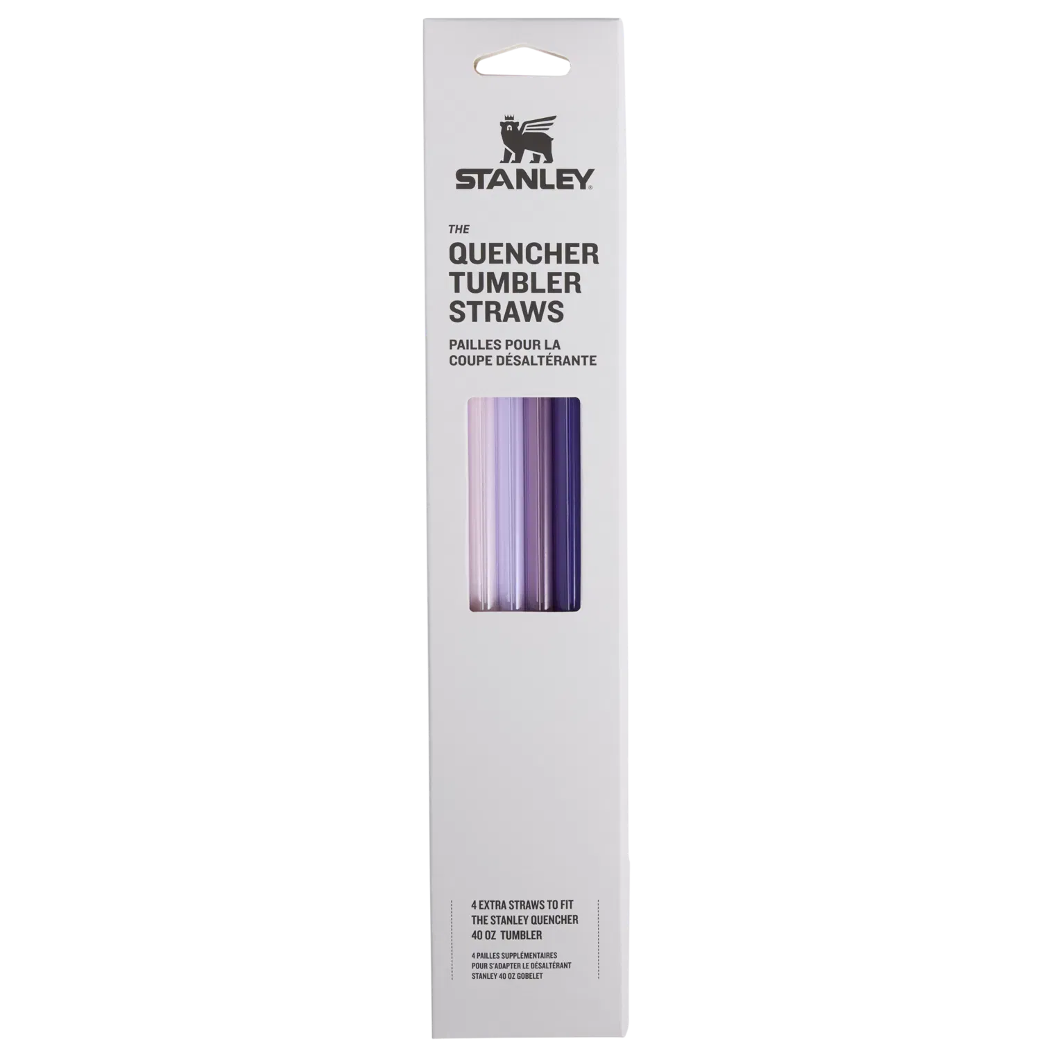 Stanley Stanley Adventure Quencher Travel Tumbler Straws 4-Pack Purple