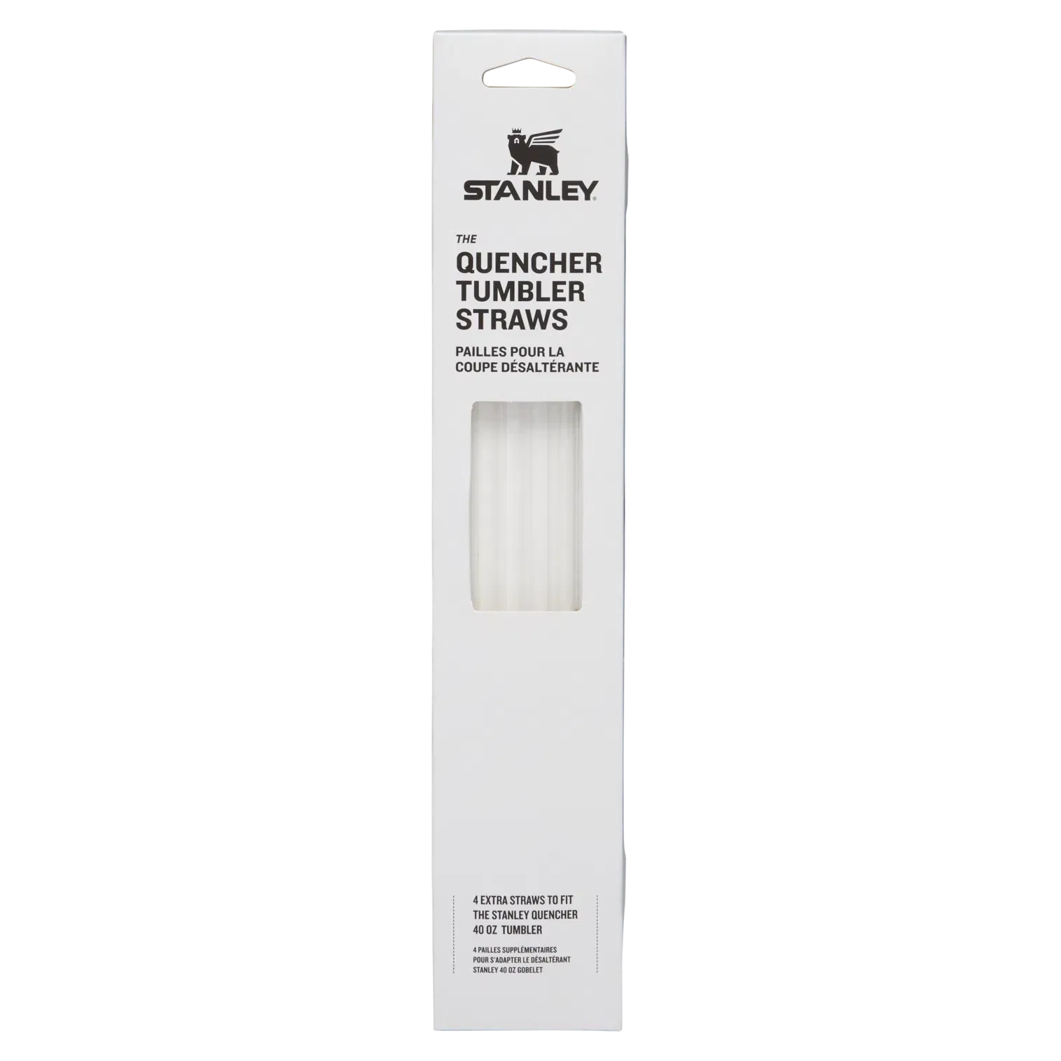 Stanley Stanley Adventure Quencher Travel Tumbler Straws 4-Pack Clear