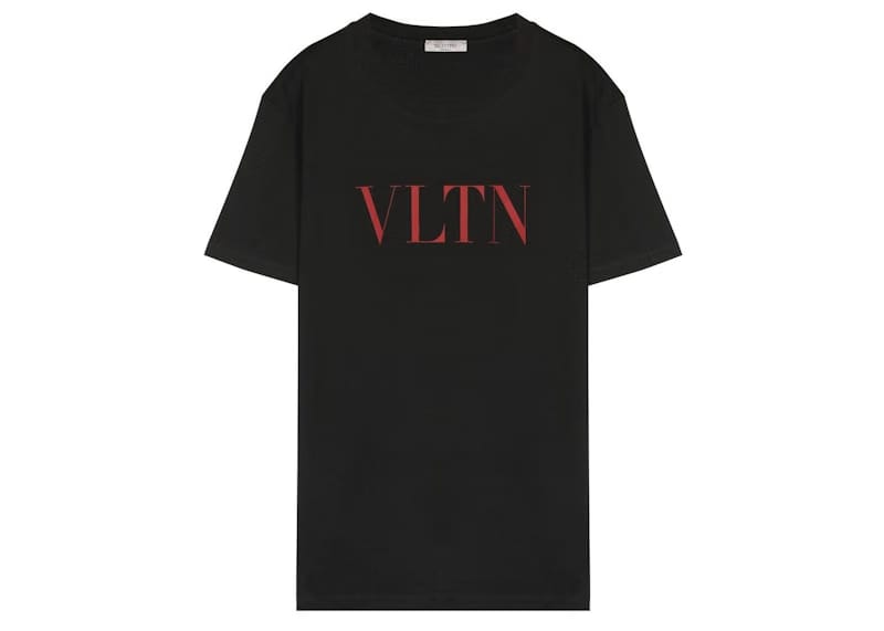 Valentino VLTN Print T-Shirt Black/Red