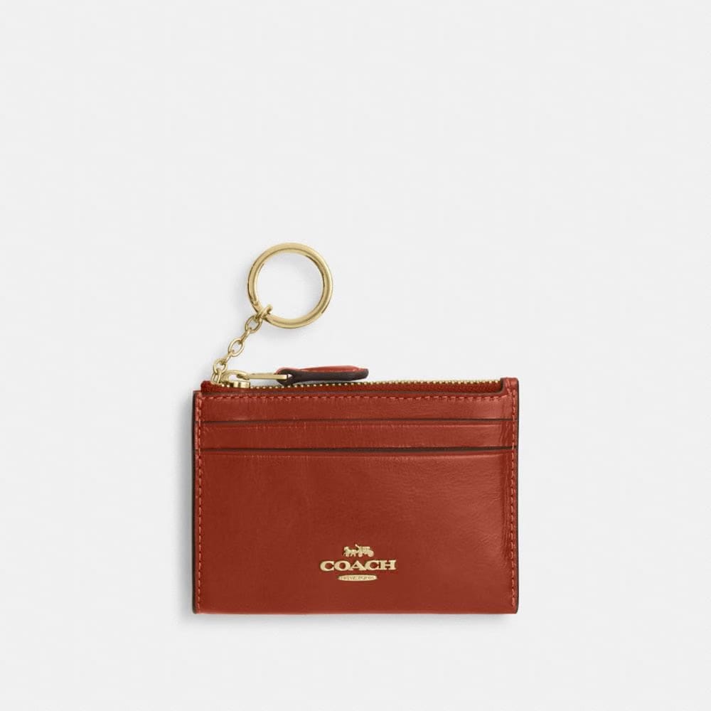 Coach Mini Skinny Id Case Im Cinnamon