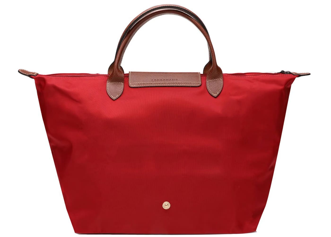 Longchamp Le Pliage Top Handle Bag M Red