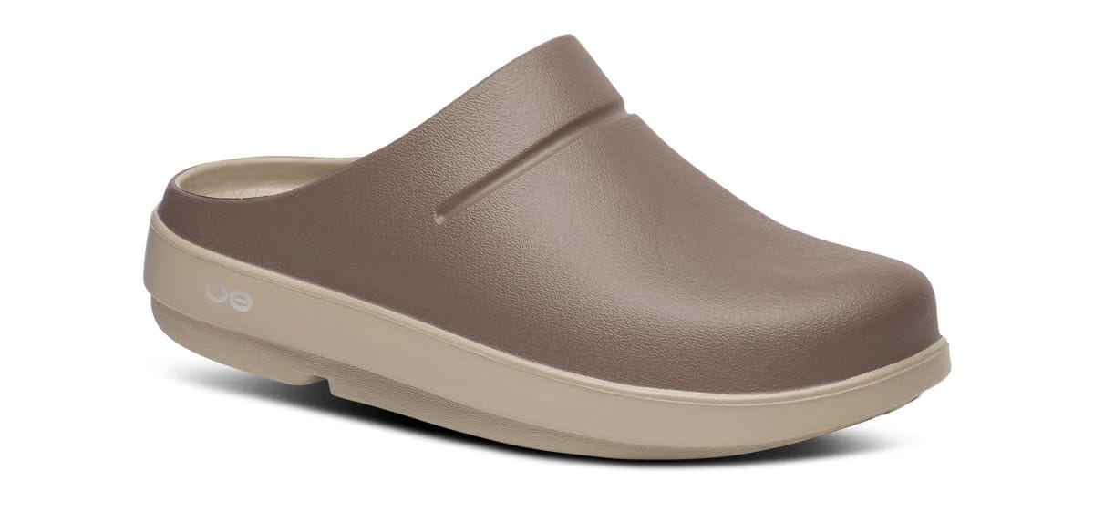 Oofos Men's Luxe Clog Nomad & Portobello
