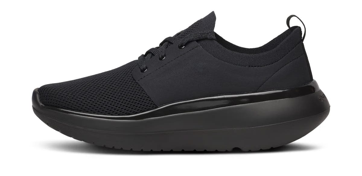 Oofos Women's Lace-Up Shoe Black