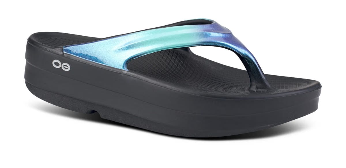 Oofos Women's Luxe Sandal Atlantis