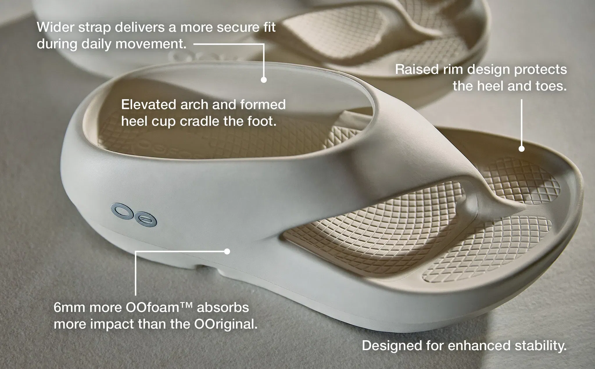 Oofos Men's Sandal Mint