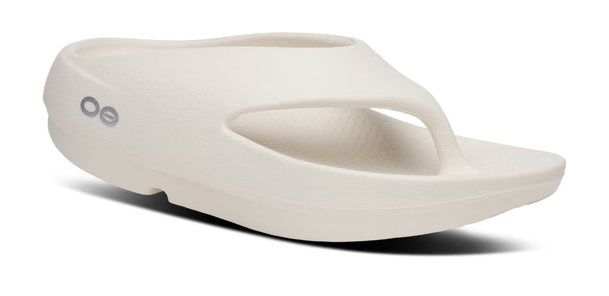 Oofos Men's Sandal Chalk