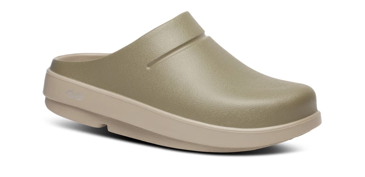 Oofos Men's Luxe Clog Nomad & Foliage