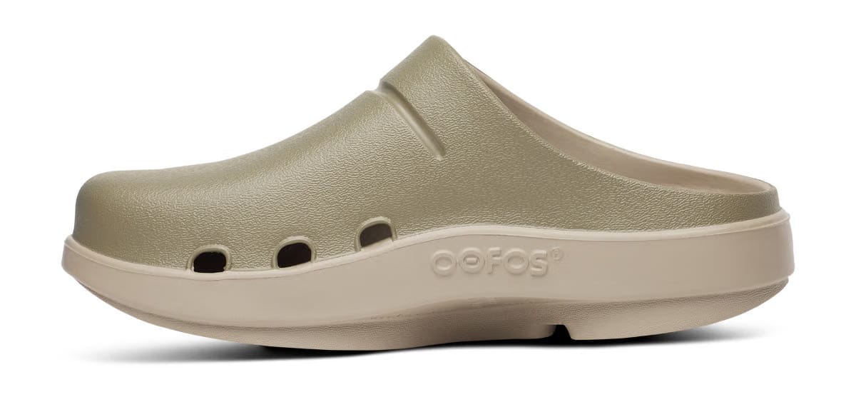 Oofos Men's Luxe Clog Nomad & Foliage
