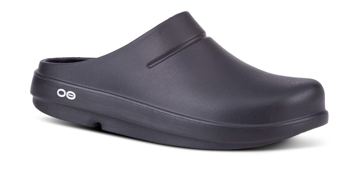 Oofos Men's Clog Black