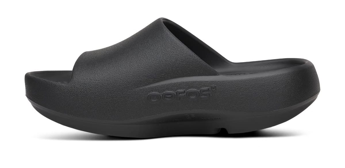 Oofos Men's Slide Black