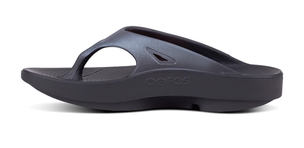 Oofos Women's Sport Sandal Graphite