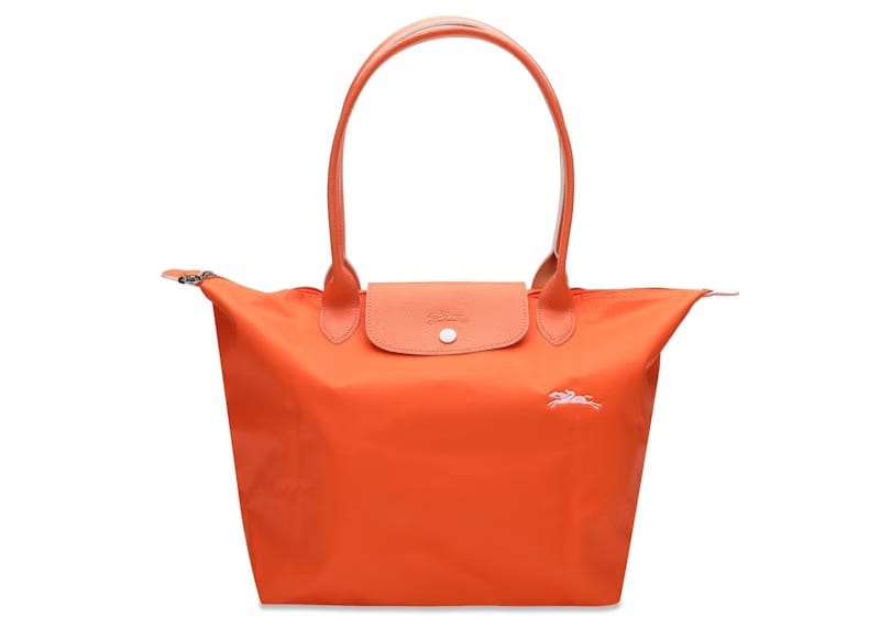 Longchamp Le Pliage Club Shoulder Bag L Orange
