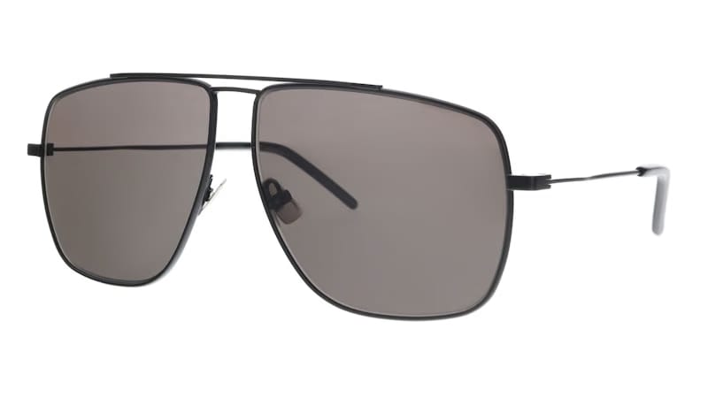 Saint Laurent Rectangle Sunglasses Black (SL 298-001)