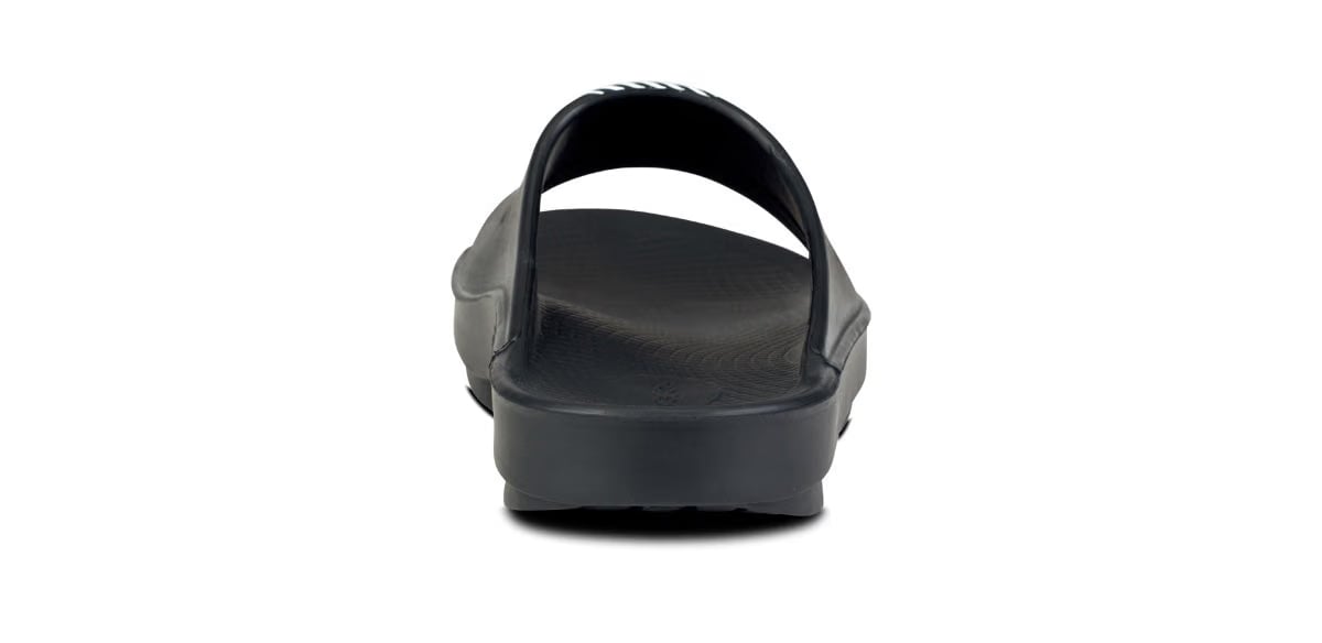 Oofos Women's Sport Slide White & Black