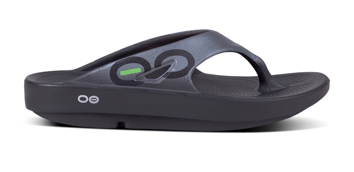 Oofos Men's Sport Sandal Graphite