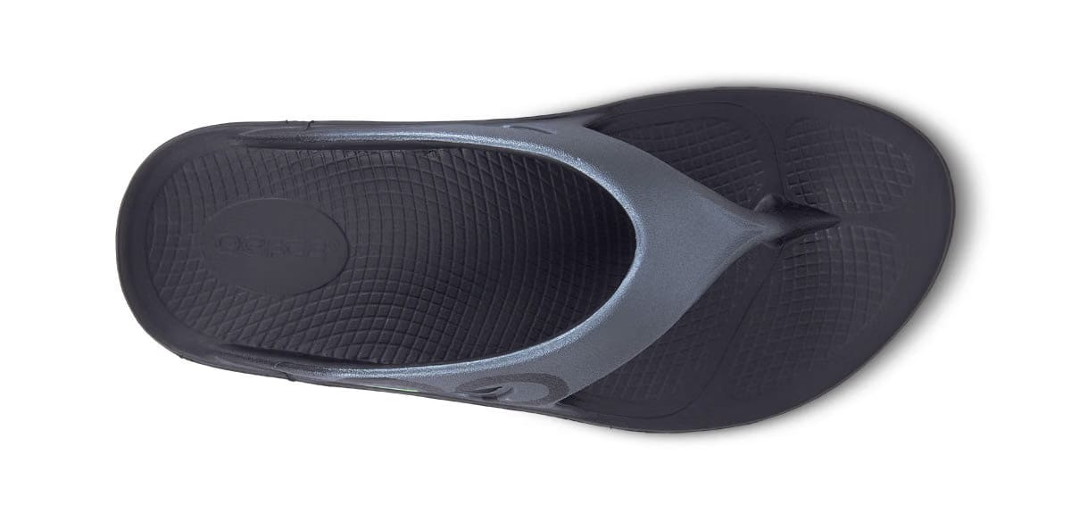 Oofos Men's Sport Sandal Graphite