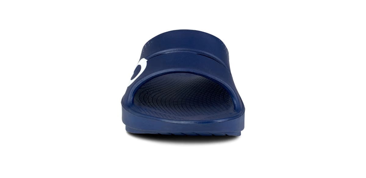 Oofos Men's Sport Slide Navy Matrix