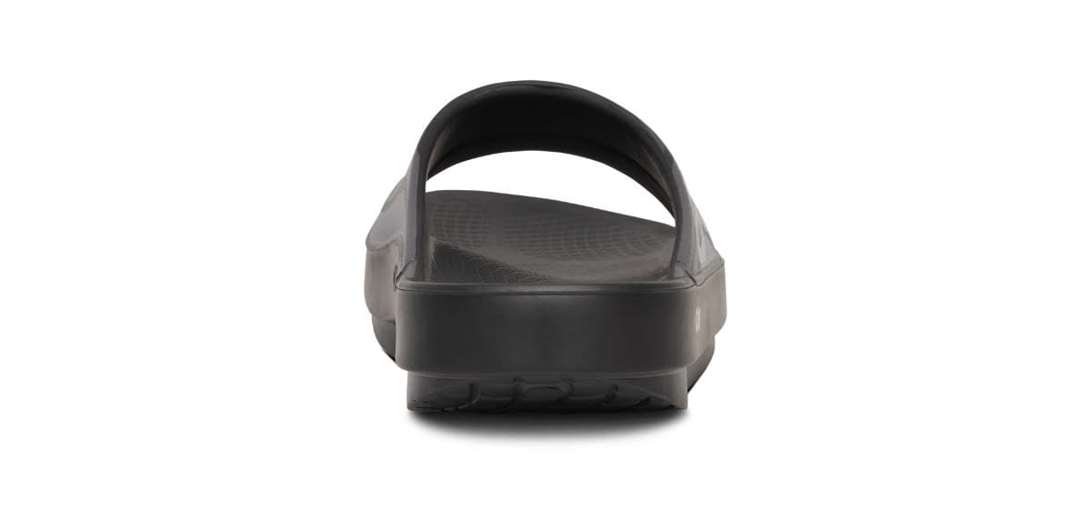 Oofos Men's Sport Slide Black Wave