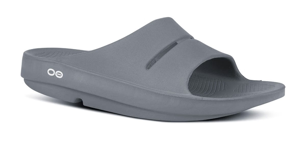 Oofos Men's Slide Slate