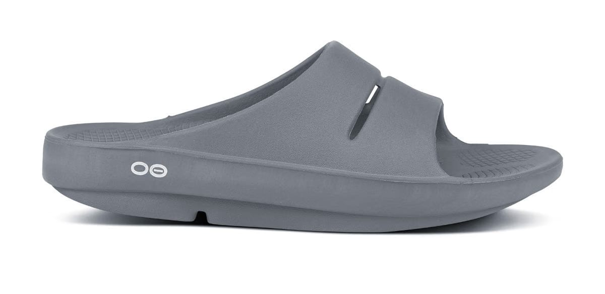 Oofos Men's Slide Slate