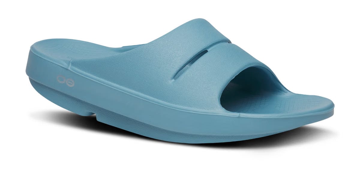 Oofos Men's Slide Ocean Blue