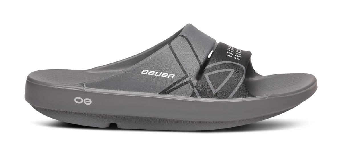 Oofos Men's Sport Slide Bauer Slate