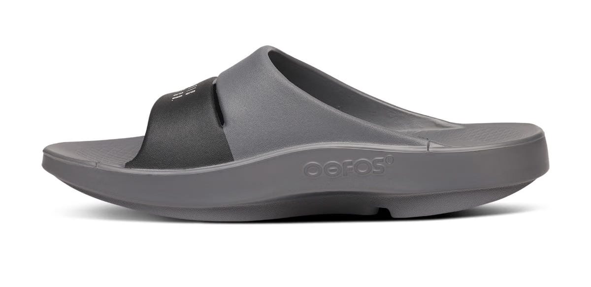 Oofos Men's Sport Slide Bauer Slate