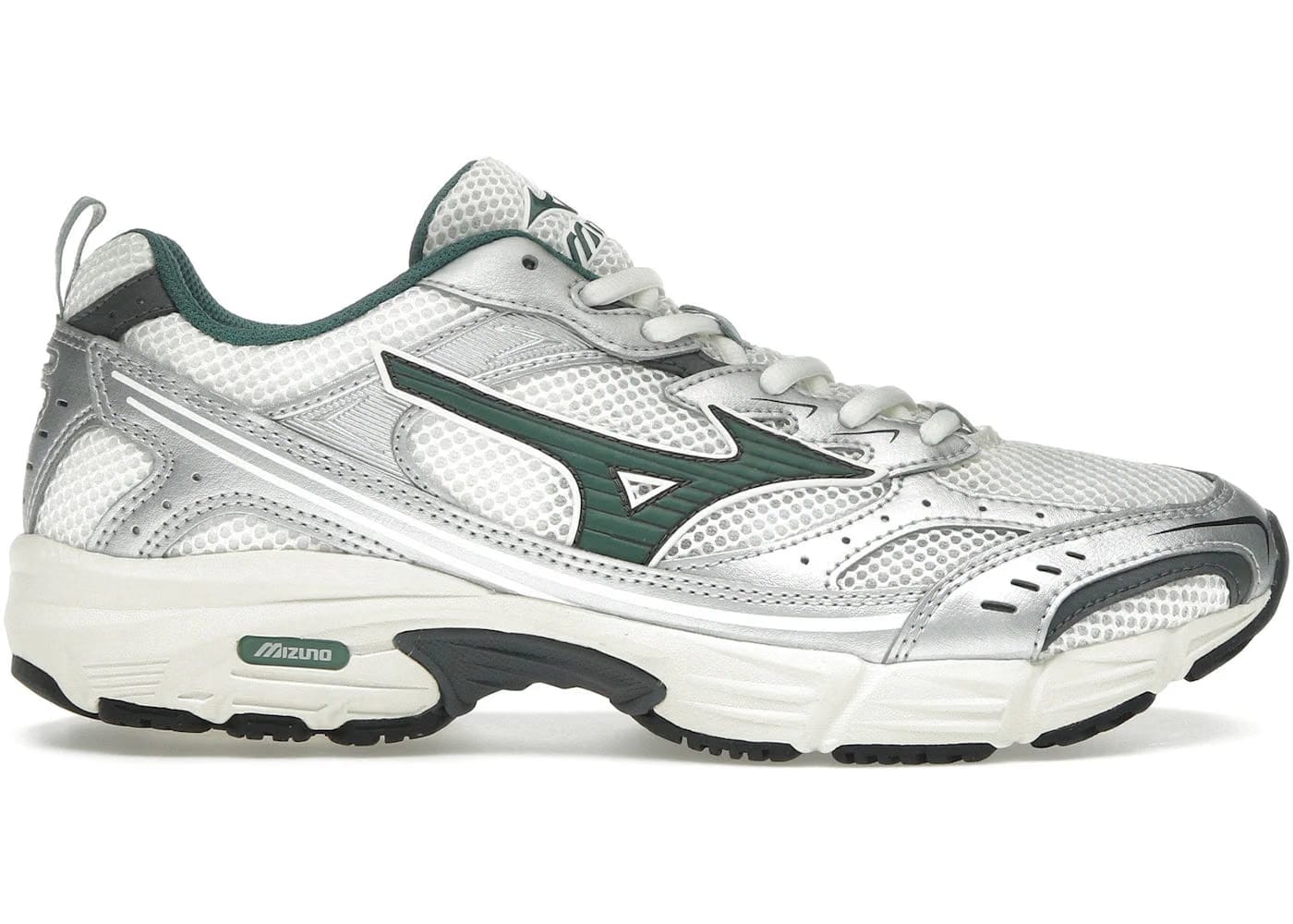 Mizuno Mxr Snow White Bistro Green Silver