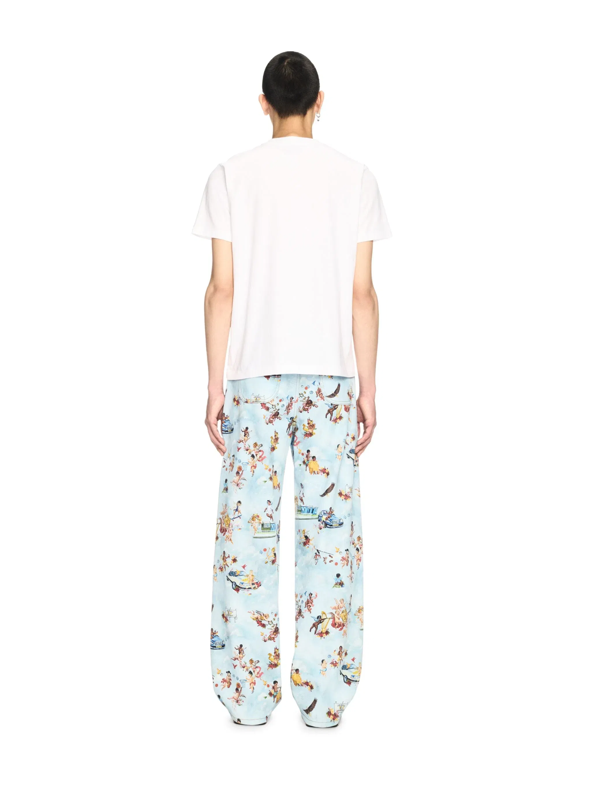 Off-White White Car Fresco Tshirt