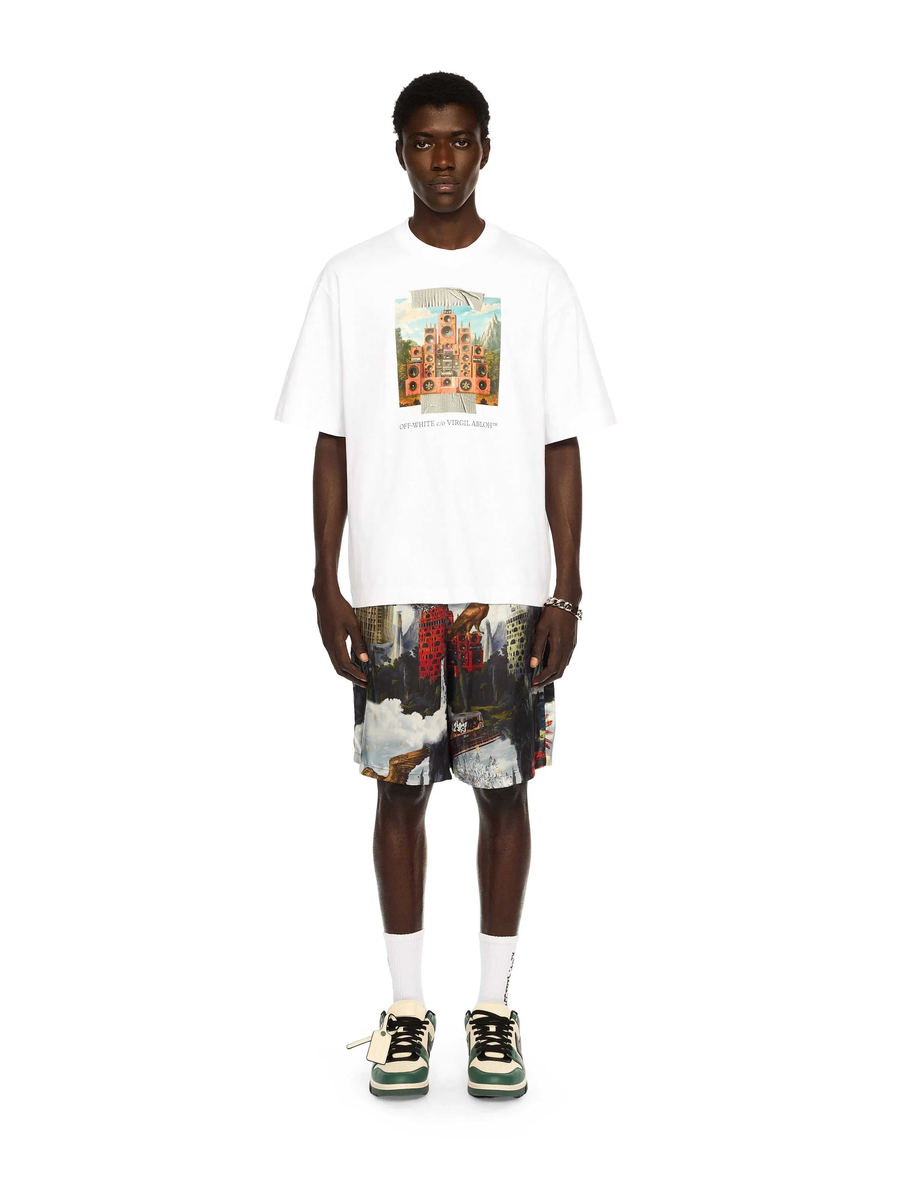 Off-White Train Off Skate Logo Tee