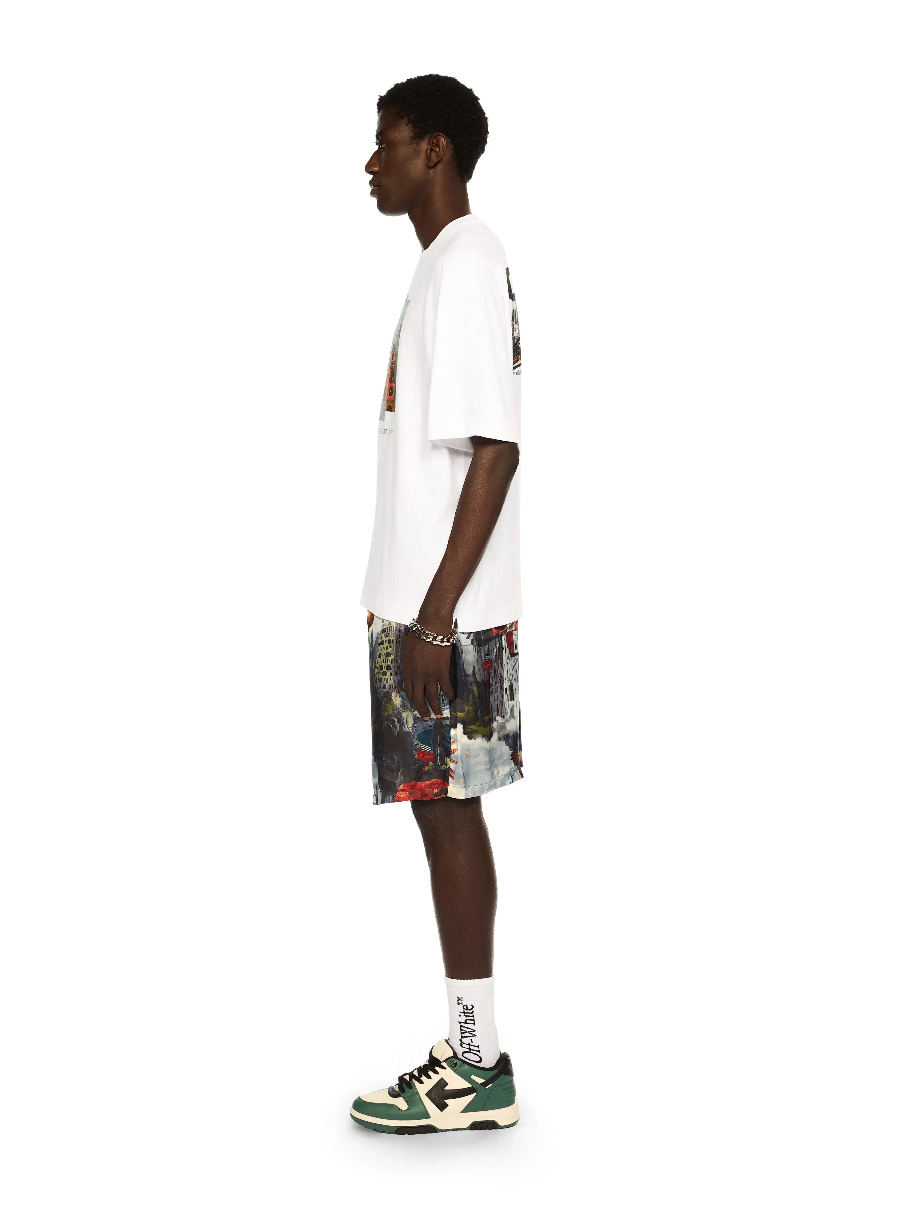 Off-White Train Off Skate Logo Tee