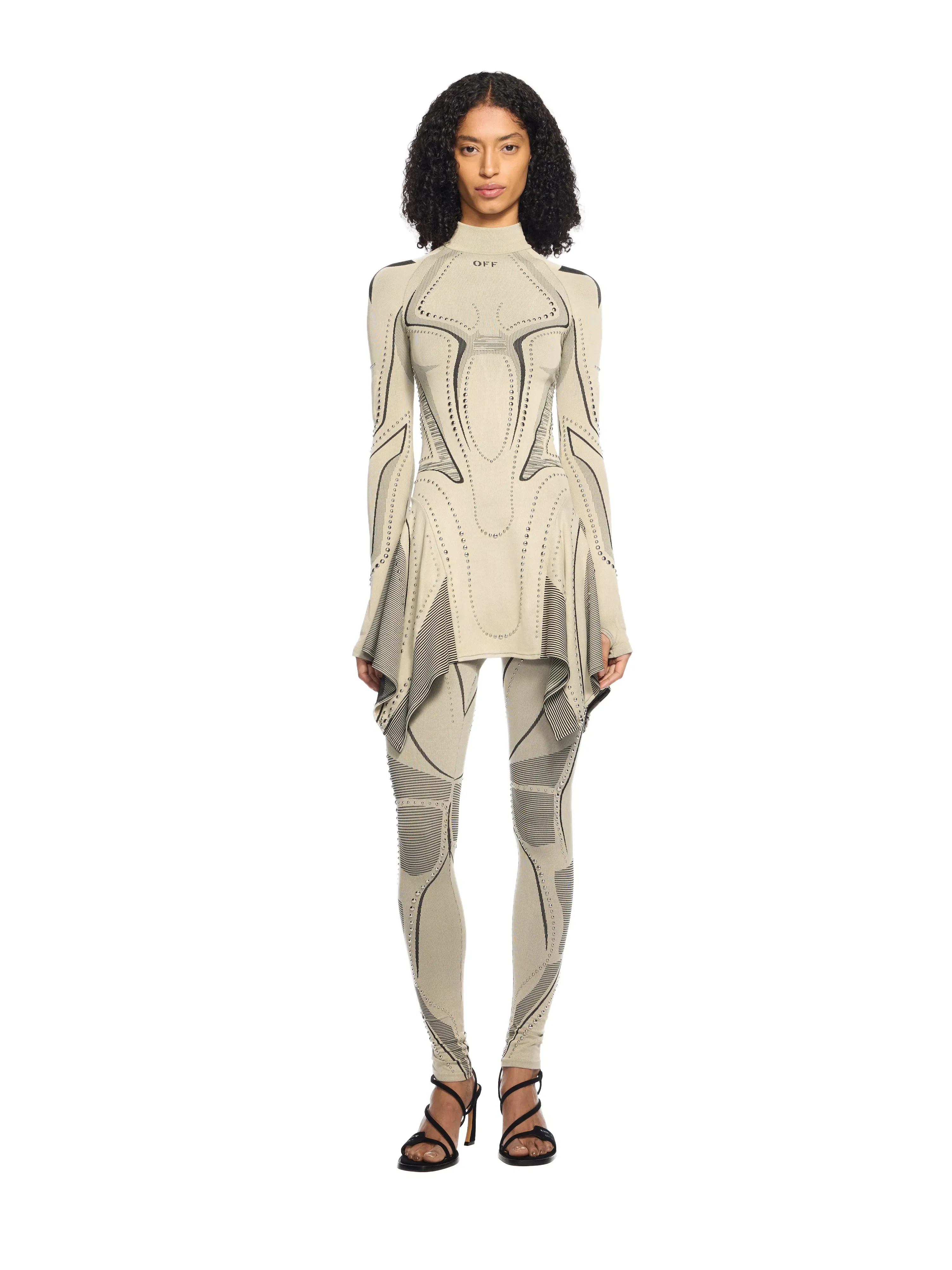 Off-White Studded Seamless Race Pants
