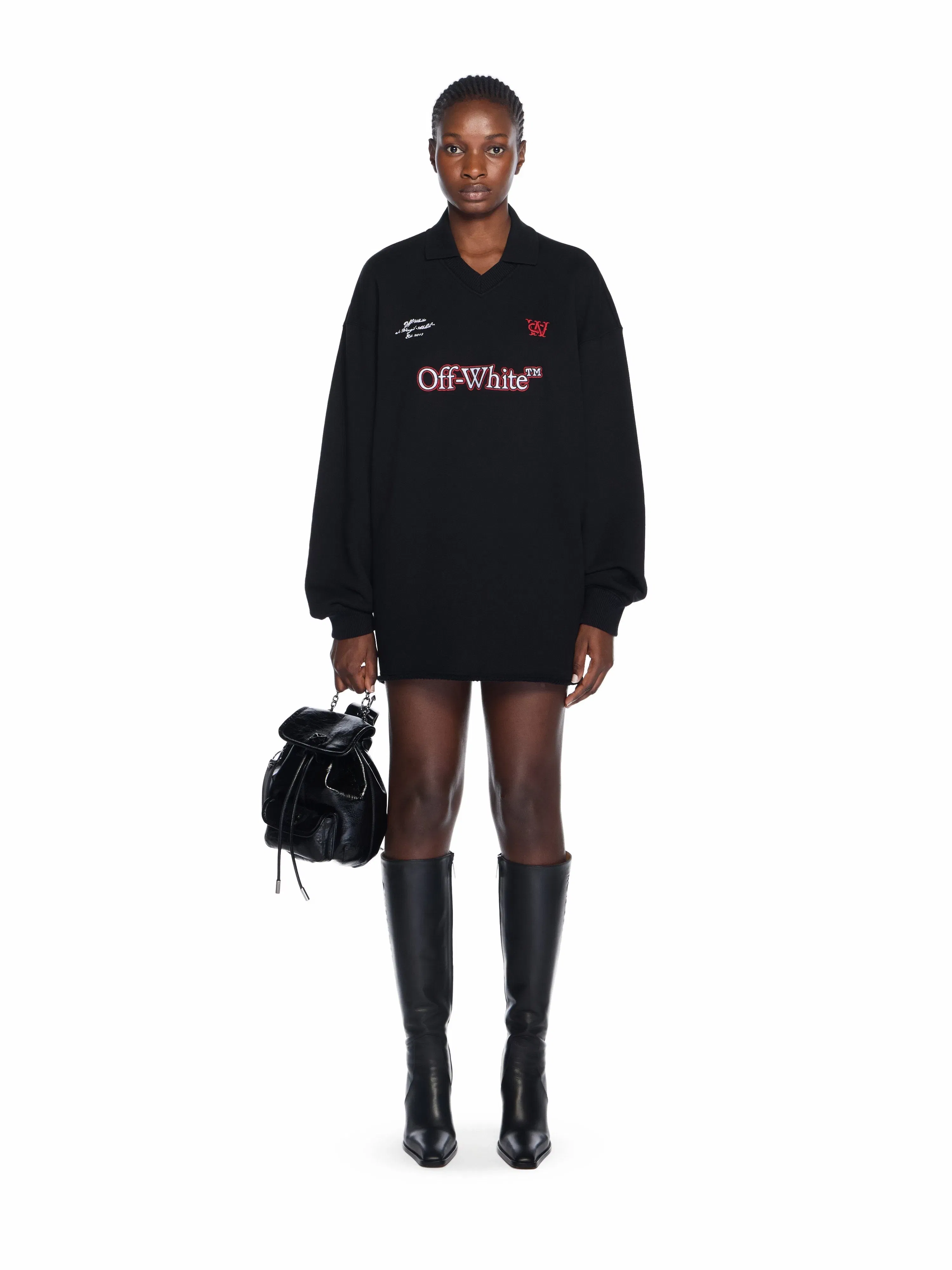 Off-White Sporty Polo Sweatdress