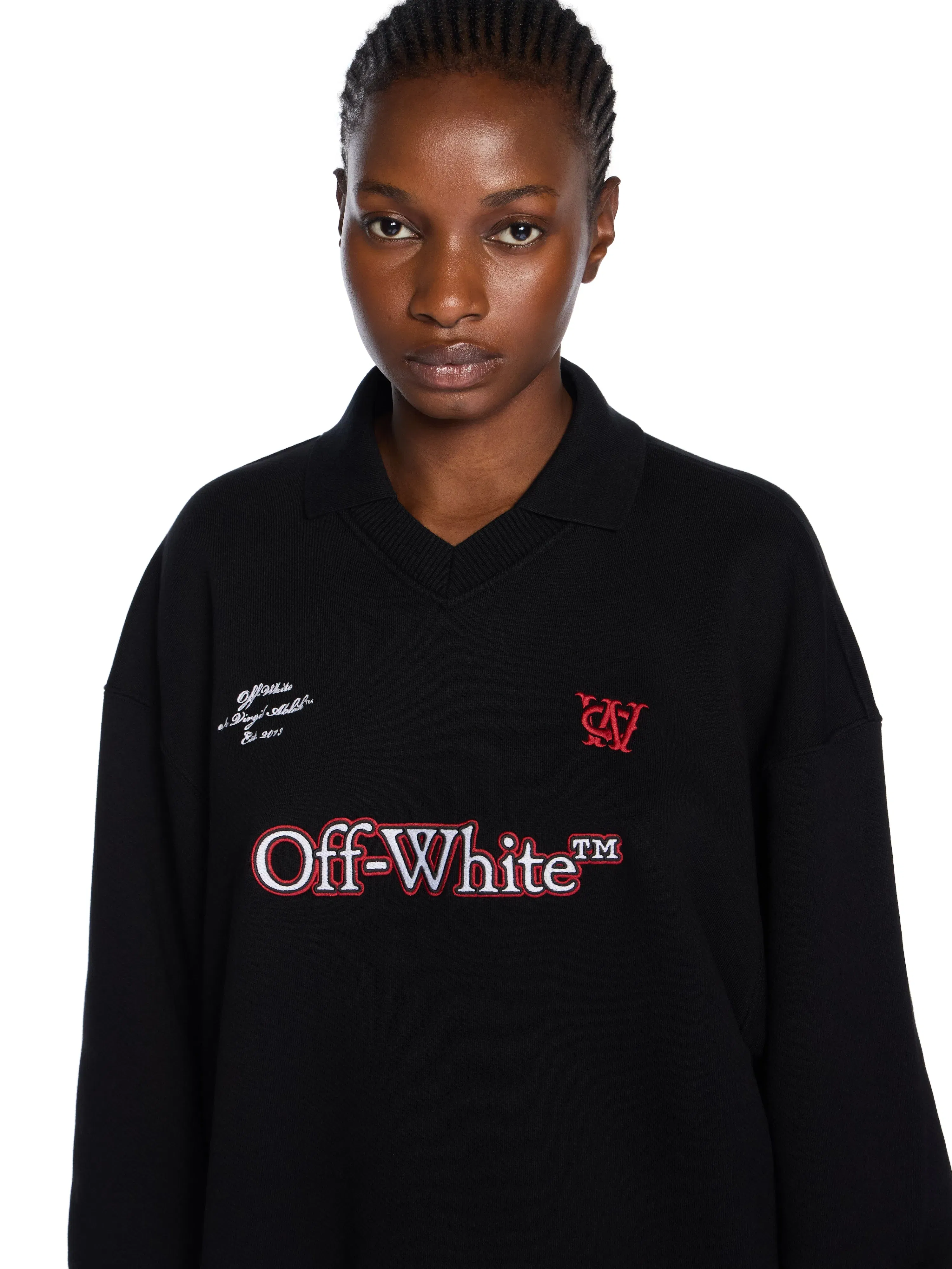 Off-White Sporty Polo Sweatdress