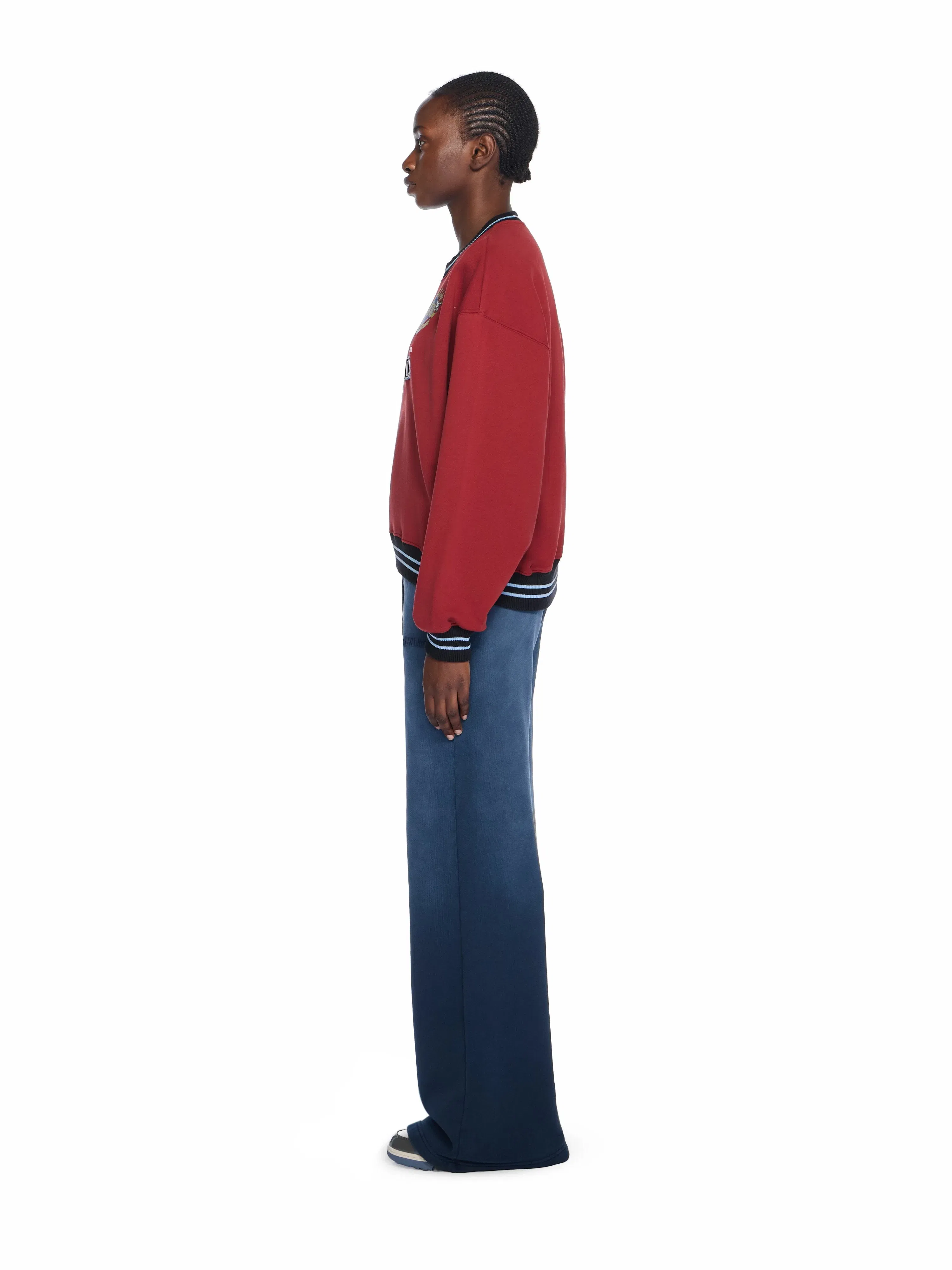 Off-White Sporty Over Crew Logo Sweatshirt